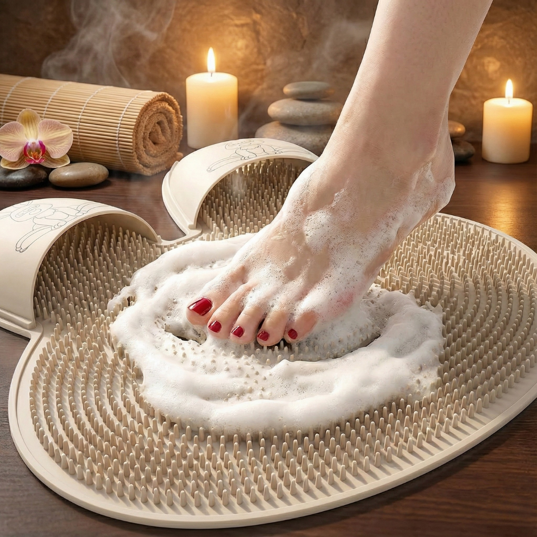 Aqua Rabbit Ayak Yıkama ve Masaj Matı Nano Mikro Doku